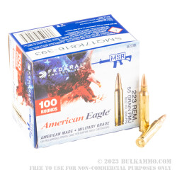 1000 Rounds of .223 Ammo by Federal - 55gr FMJ