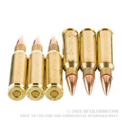 20 Rounds of .308 Win Ammo by Fiocchi - 150gr FMJBT