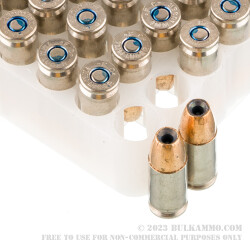 1000 Rounds of 9mm Ammo by Federal LE Hydra Shok - 124gr JHP