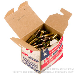 1250 Rounds of 5.56x45 Ammo by Winchester USA VALOR - 62gr FMJ M855