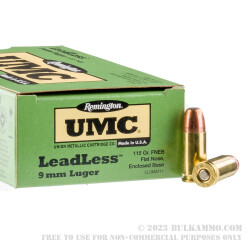 500 Rounds of 9mm Ammo by Remington - 115gr FNEB