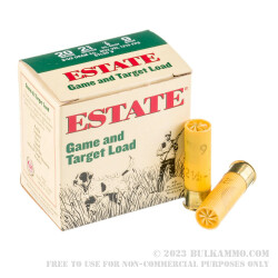25 Rounds of 20ga Ammo by Estate Cartridge - 7/8 ounce #9 shot