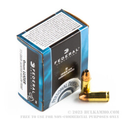 20 Rounds of 9mm Ammo by Federal Personal Defense - 115gr JHP
