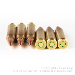 1200 Rounds of 5.56x45 SS109 Ammo by ZQI - 62gr FMJ