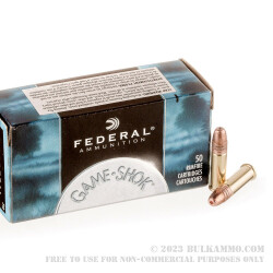 500 Rounds of .22 LR Ammo by Federal Game Shok - 38gr CPHP