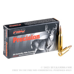 20 Rounds of .243 Win Ammo by PMC - 100gr SPBT Interlock