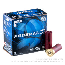 25 Rounds of 12ga Ammo by Federal - 1 ounce #8 shot