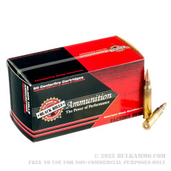 50 Rounds of 5.56x45 Ammo by Black Hills Ammunition - 62gr Barnes TSX