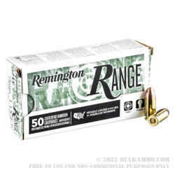 500 Rounds of 9mm Ammo by Remington Range - 115gr FMJ