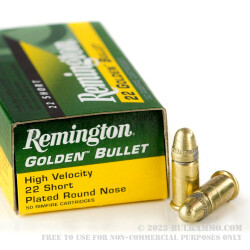 50 Rounds of .22 Short Ammo by Remington - 29gr CPRN