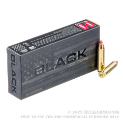 20 Rounds of 450 Bushmaster Ammo by Hornady BLACK - 250gr FTX