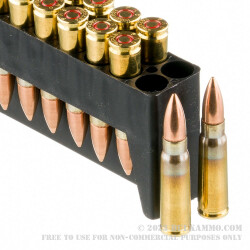 500 Rounds of 7.62x39mm Ammo by PMC - 123gr FMJ