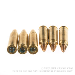 500 Rounds of .223 Ammo by Federal American Eagle Military Grade - 55gr FMJBT