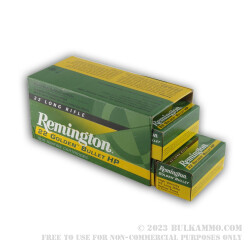 500 Rounds of .22 LR Ammo by Remington Golden Bullet - 36gr HP