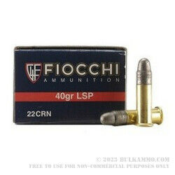 5000 Rounds of .22 LR Ammo by Fiocchi - 40gr LRN