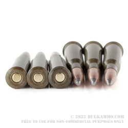 20 Rounds of 7.62x54r Ammo by Brown Bear - 203gr SP