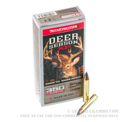 200 Rounds of .350 Legend Ammo by Winchester Deer Season XP - 150gr XP
