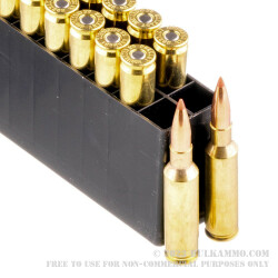 20 Rounds of 6.5 mm Creedmoor Ammo by Hornady - 120gr A-MAX Match