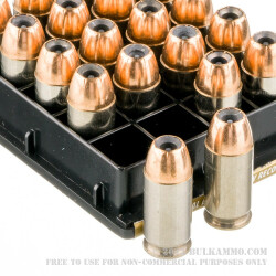 20 Rounds of .45 ACP Ammo by Federal - 165gr Hydra-Shok JHP - Low Recoil