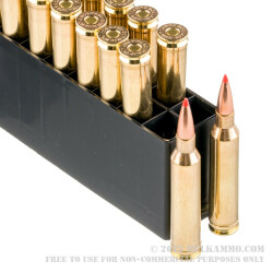 20 Rounds of 7mm Rem Mag Ammo by Hornady Superformance - 139gr SST