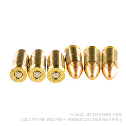 200 Rounds of 9mm Ammo by Federal American Eagle - 115gr FMJ