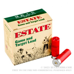 250 Rounds of 12ga Ammo by Estate Cartridge - 1 ounce #7 1/2 shot