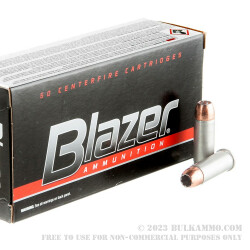 1000 Rounds of .44 S&W Spl Ammo by Blazer - 200gr JHP