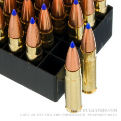500 Rounds of .300 AAC Blackout Ammo by Fiocchi Extrema - 125gr SST