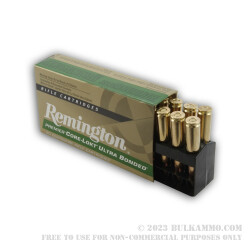 20 Rounds of .308 Win Ammo by Remington Core-Lokt Ultra Bonded - 180gr PSP