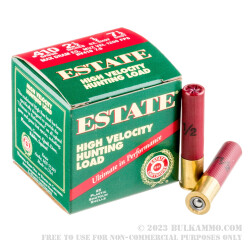 25 Rounds of .410 Ammo by Estate Cartridge  HV Hunting - 2-1/2" 1/2 ounce #7 1/2 shot