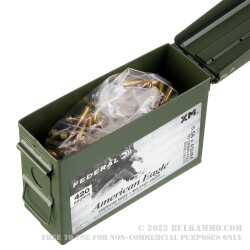 420 Rounds of 5.56x45 Ammo by Federal American Eagle in Ammo Can - 55gr FMJBT XM193