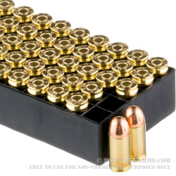 50 Rounds of .380 ACP Ammo by PMC - 90gr FMJ