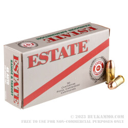 1000 Rounds of .45 ACP Ammo by Estate Cartridge - 230gr FMJ