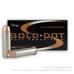1000 Rounds of .357 Mag Ammo by Speer Gold Dot - 125gr JHP