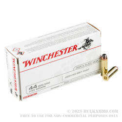 500  Rounds of .44 Mag Ammo by Winchester - 240gr JSP