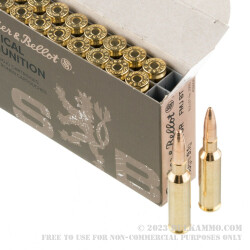 200 Rounds of 6.5 Creedmoor Ammo by Sellier & Bellot - 140gr FMJBT
