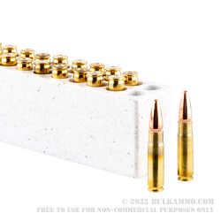 20 Rounds of .300 AAC Blackout Ammo by Winchester USA Ready - 125gr OT