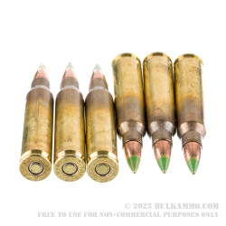 125 Rounds of 5.56x45 Ammo by Winchester USA VALOR - 62gr FMJ M855