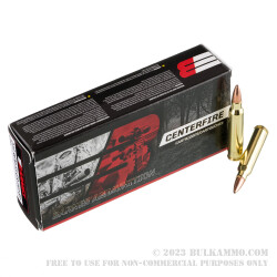 20 Rounds of .223 Ammo by Barnes - 55gr JHP BT