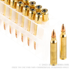 20 Rounds of .223 Ammo by Federal American Eagle - 50gr JHP
