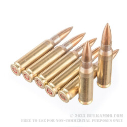 20 Rounds of Surplus .308 Win Ammo by Hirtenberger - 146gr FMJ