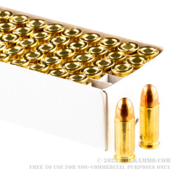 50 Rounds of .25 ACP Ammo by Prvi Partizan - 50gr FMJ
