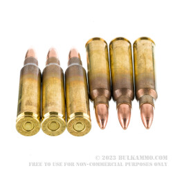 125 Rounds of 5.56x45 Ammo by Winchester USA VALOR - 55gr FMJ M193