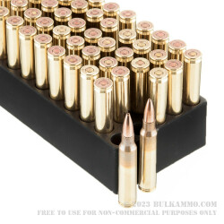 50 Rounds of 5.56x45 Ammo by Black Hills - 77gr OTM