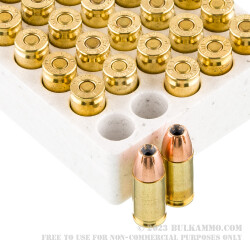 50 Rounds of 9mm Ammo by Winchester USA - 115gr JHP