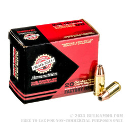 20 Rounds of 9mm Ammo by Black Hills Ammunition - 124gr JHP