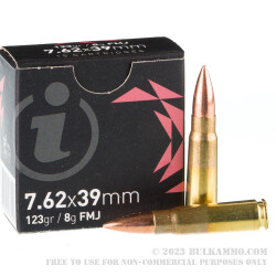840 Rounds of 7.62x39 Ammo by Igman - 123gr FMJ