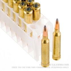 20 Rounds of 7 mm Rem Mag Ammo by Federal - 150gr SP