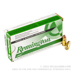 50 Rounds of .357 SIG Ammo by Remington - 125gr FMJ