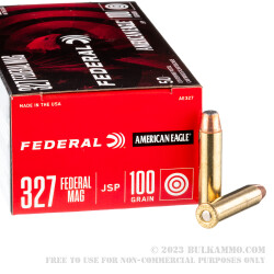 50 Rounds of .327 Federal Mag Ammo by Federal - 100gr JSP